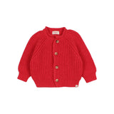 Buho BB Soft Knit Cardigan Poppy Red