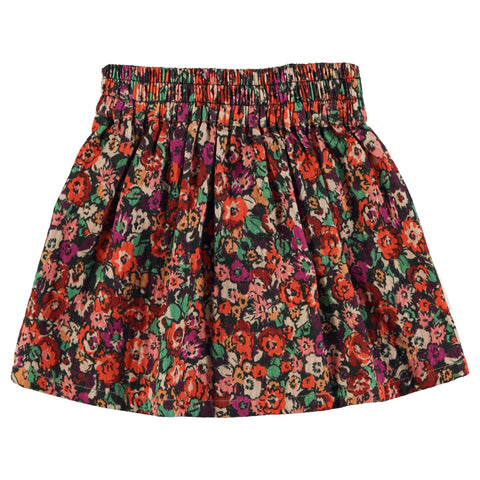 Piupiuchick Knee-Lenght Skirt | Multicolor Flowers