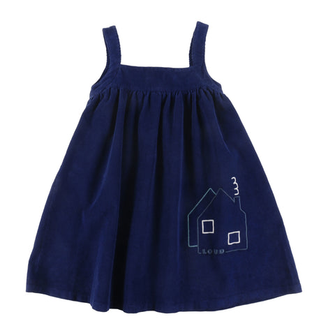 Loud Apparel Devote Dress Straps Blue Navy
