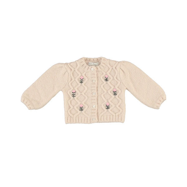 Bebe Organic Rosine Cardigan Shell Pink
