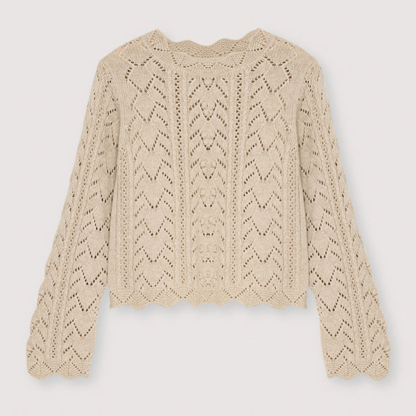 The New Society Lila Jumper Moonlight White