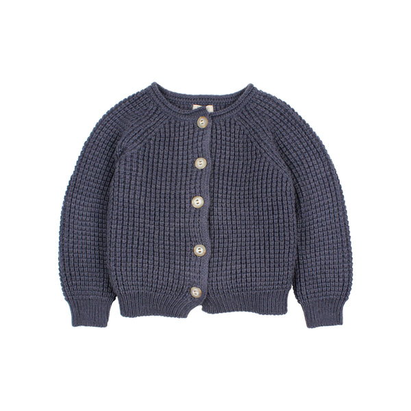 Buho Soft Knit Cardigan Navy