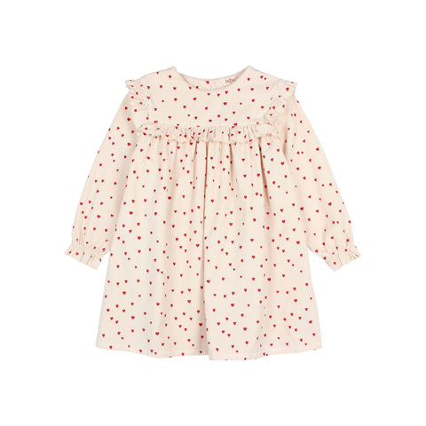 Buho Mini Cuore Dress Cream Pink
