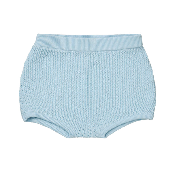 Fub Baby Pointelle Rib Bloomers light blue