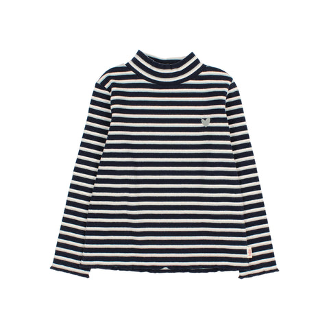 Buho Fancy Stripes T-Shirt Navy