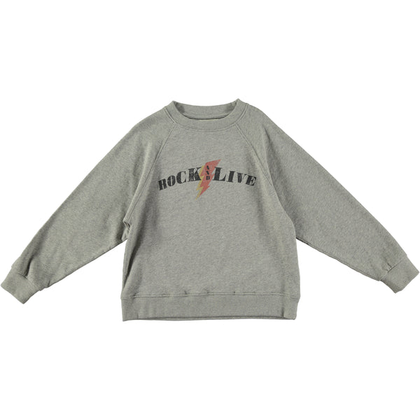 Tocoto Vintage Rock And Live Grey Vigore Sweatshirt Vigore