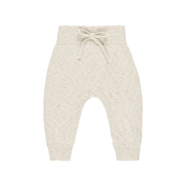 QUINCY MAE KNIT PANT || SPECKLED NATURAL