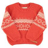 Piupiuchick Jacquard Sweater | Red