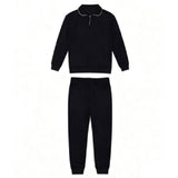 Coco Blanc Velour Pajama Black | AW26