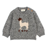 Buho BB Llama Jumper Grey Melange