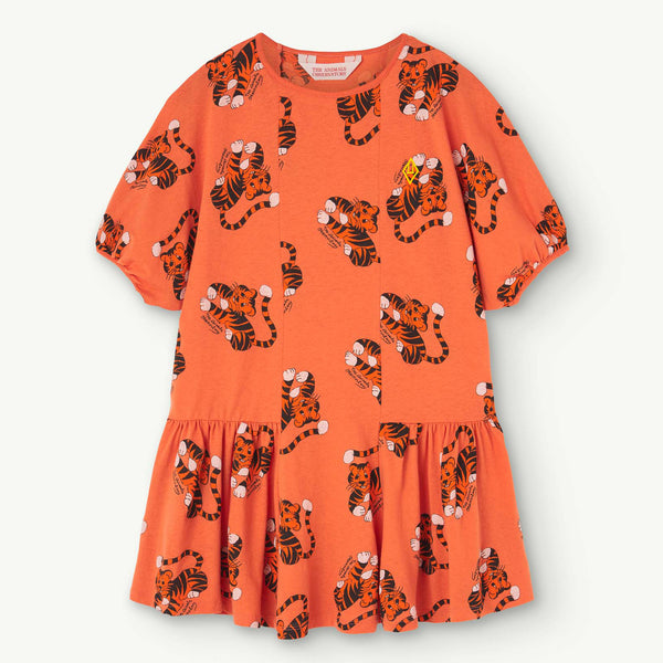 The Animals Observatory Walrus Kids Dress Orange