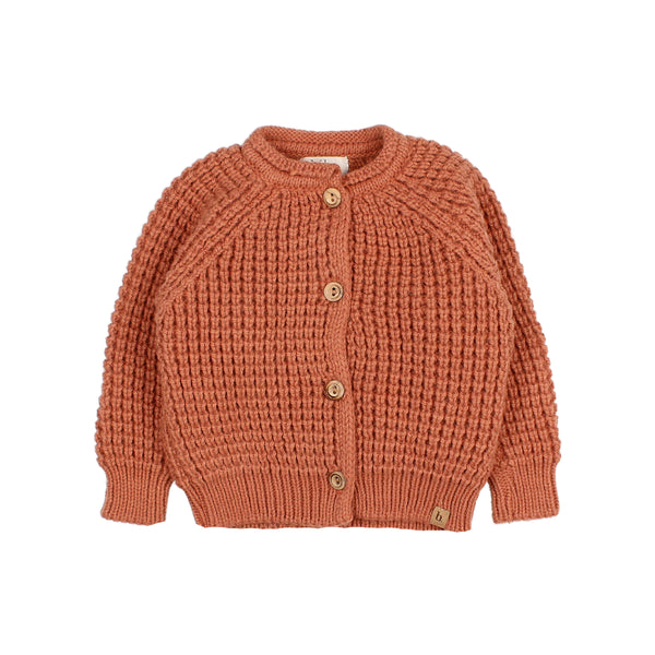 Buho BB Soft Knit Cardigan Terracota