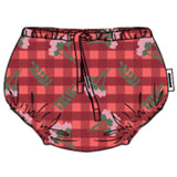 Piupiuchick Baby Bloomer Checkered Pink Flowers