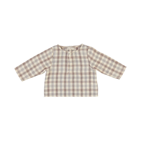 Bebe Organic Oliver Baby Shirt Nature Check