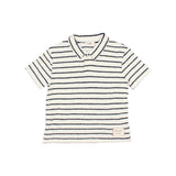 Buho Terry Stripes Polo Nuit