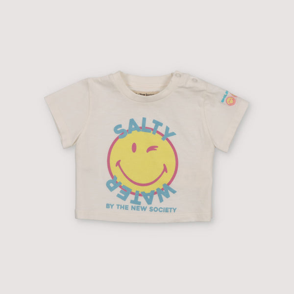 The New Society Smiley Baby T-Shirt Salty Water