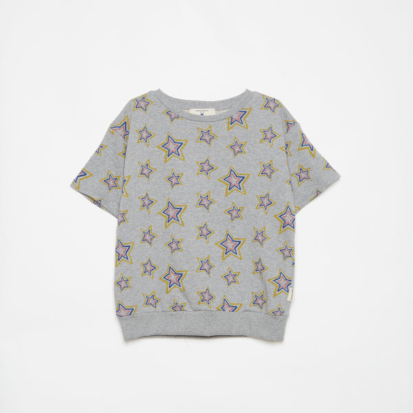 Weekend House Kids Stars All Over S/L Sweatshirt Gris Vigore