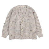 BUHO BOTONATO CARDIGAN PEARL GREY
