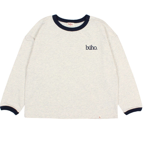 Buho Melange T-Shirt Navy