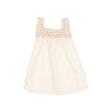 Buho BB Chic Lurex Dress Cream Pink