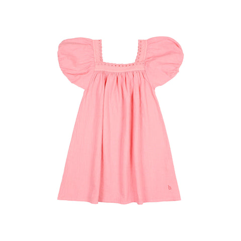 Buho Cotton Lace Dress Sugar Pink