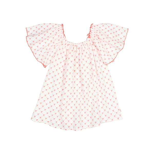 Buho Bali Dress Coral