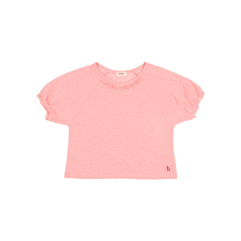 Buho Lace T-Shirt Sugar Pink