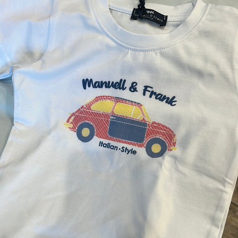 Manuell & Frank Bianco T-Shirt 001