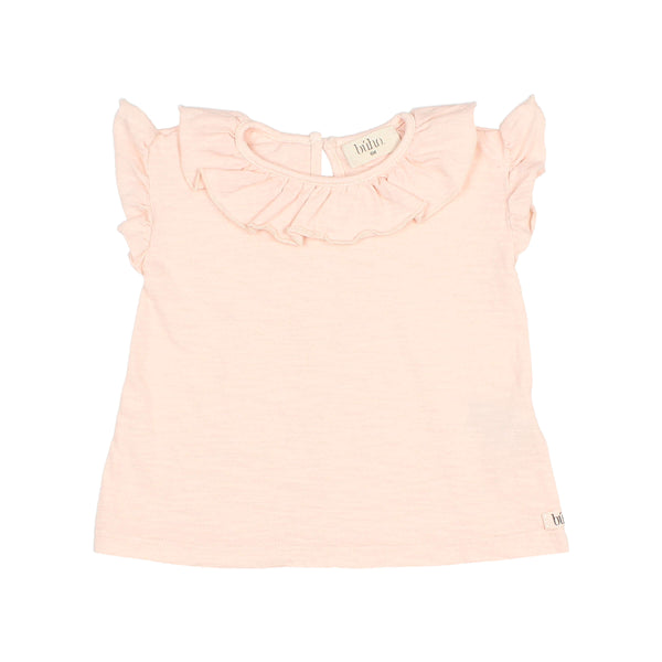 Buho BB Frill Collar T-Shirt Light Pink