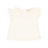 Buho BB Frill Collar T-Shirt Talc