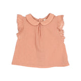 Buho BB Lurex Plumeti Blouse Rose Clay