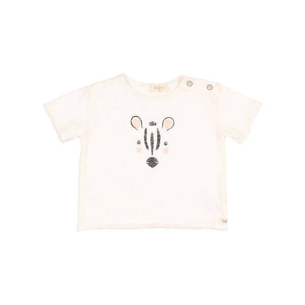 Buho BB Zebra T-Shirt Talc