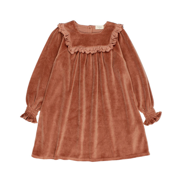 Buho Velvet Dress Cocoa