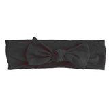 Knot Hairbands jersey bow headwrap blackbird