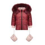 SCOTCH BONNET Baby Reversible Cranberry/Pink Cranberry fur 16