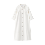 Coco Blanc Denim Dress White 3/4