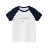 Coco Blanc Short Sleeve Raglan Tee White