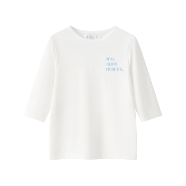 Coco Blanc 3/4 White Tee