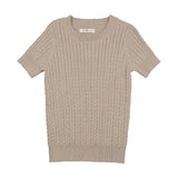 Coco Blanc Cabled Sweater Sand