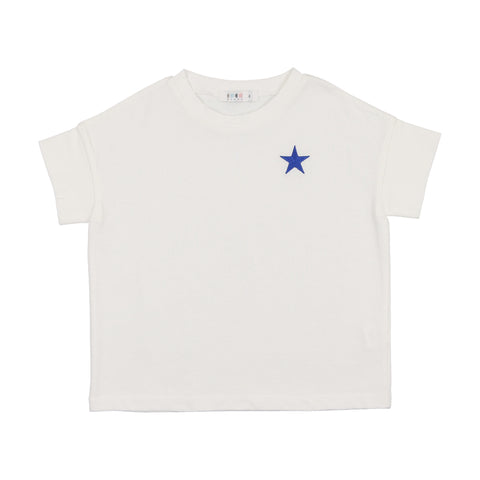 Coco Blanc Boys Cotton Tee White