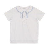 Coco Blanc Stitched White Shirt