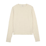 Coco Blanc Cabled Sweater Cream