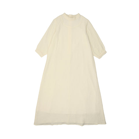 Coco Blanc 3/4 Gauze Robe Cream