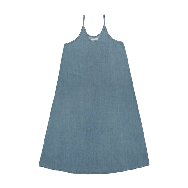 Coco Blanc Denim Maxi Jumper Blue Denim