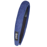 Knot Hairbands corduroy headband blue jay