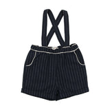 Coco Blanc Pinstripe romper Navy Pinstripe