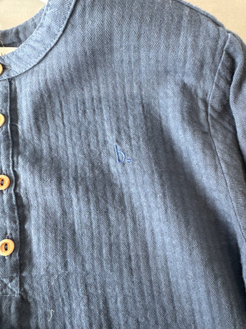 Buho Kurta Shirt Navy