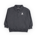 The New Society TNS Logo Special Polo Galactic Grey Melange