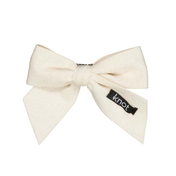 Knot Hairbands feather felt short bow clip dove