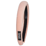 Knot Hairbands fern velvet headband flamingo pink